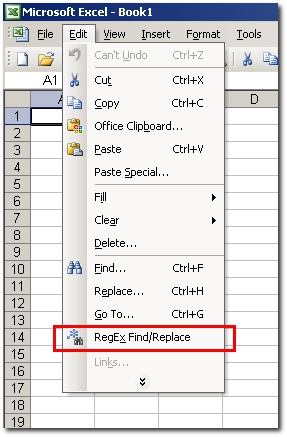 RegEx Find/Replace in the Edit menu